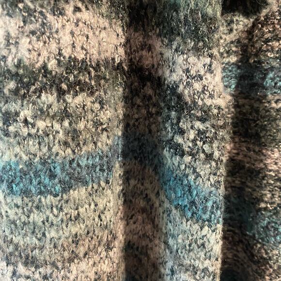 Soft Surroundings Women's size Large Blue Chunky Knit Duster Long Cardigan - Picture 5 of 7